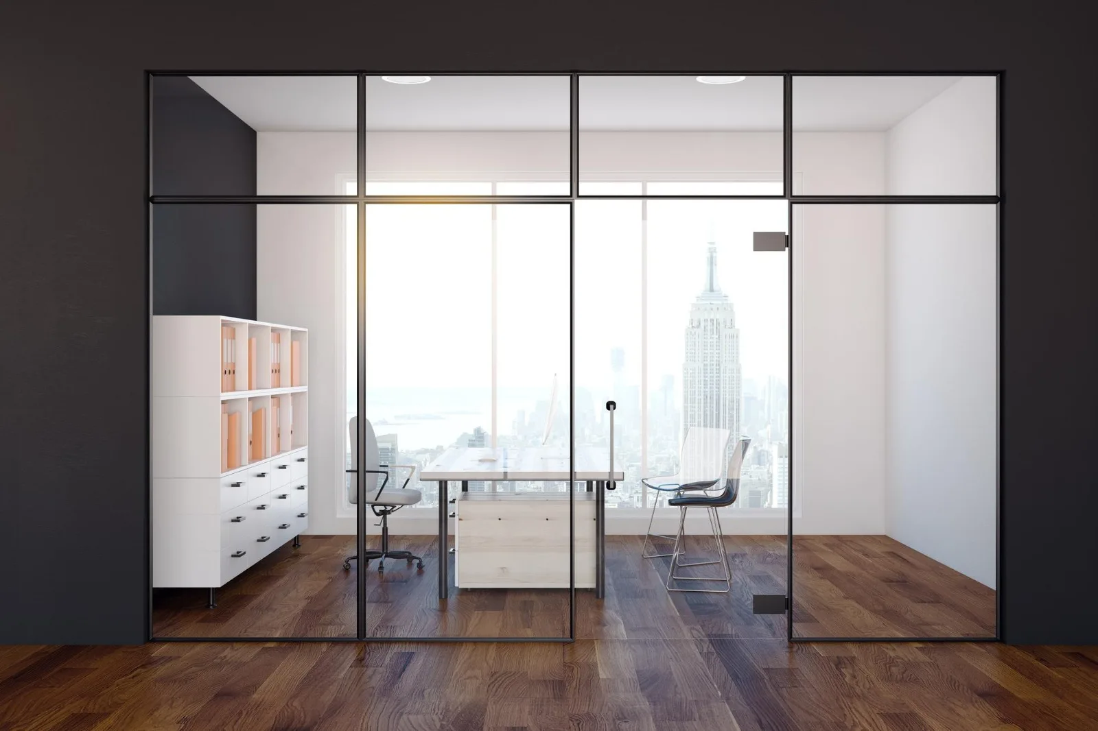 Transforming Unused Villa Spaces into Modern Home Offices with Glass & Aluminium